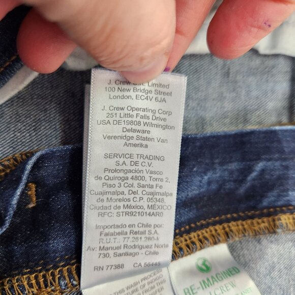 J.Crew Flex Mens Jeans Dark Wash Denim Mens Size W35 L32 - Picture 12 of 15